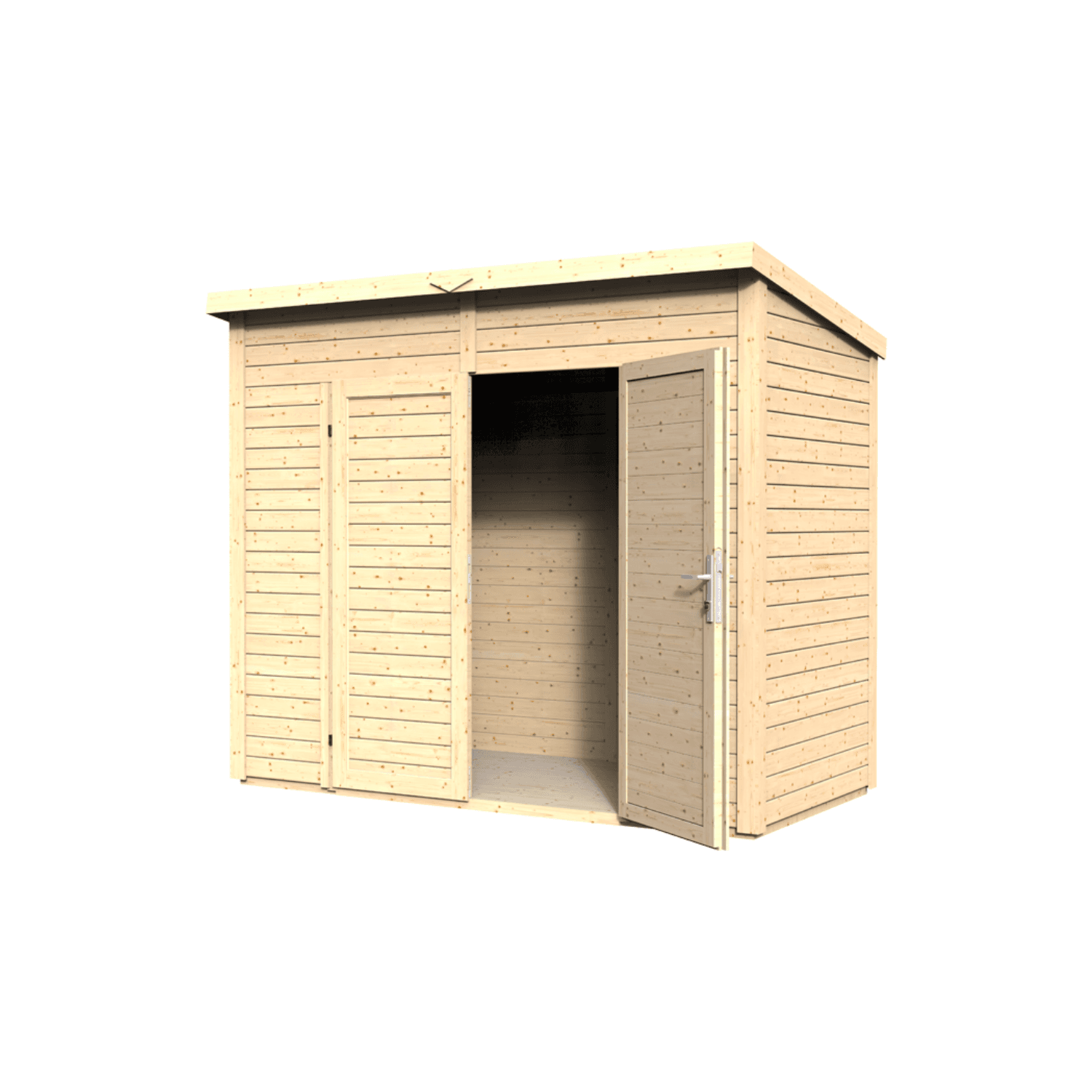 Abri de jardin bois Midway – 244 x 121 cm — miniature 4