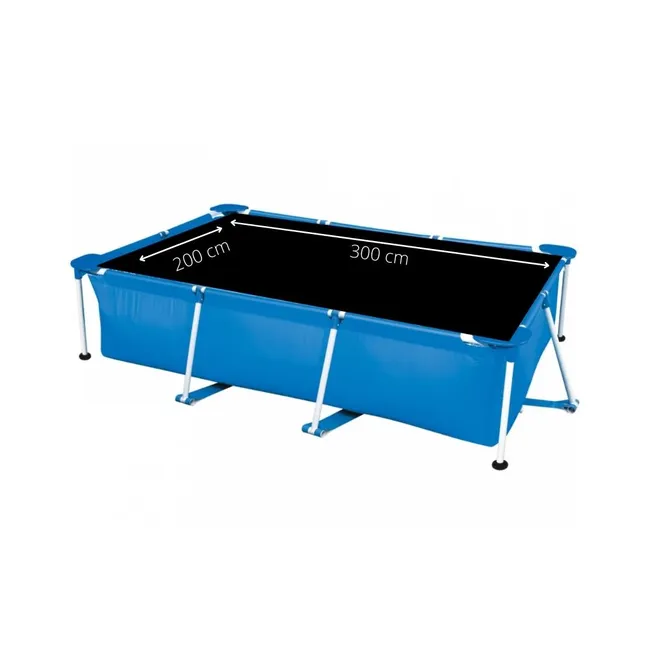 Intex Piscine – Frame Pool – 300 x 200 x 75 cm – Avec Tapis solaire, Pompe filtrante & Filtre — vue 3