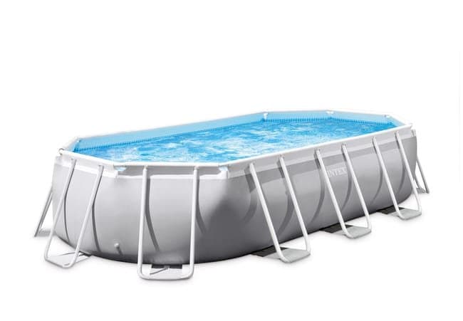 Piscine tubulaire INTEX prism frame ovale 4,00 x 2,00 x 1,00 m — vue 2
